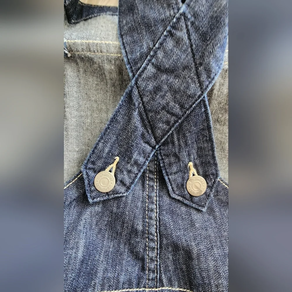 DENIMIST TIE STRAPS RELAXED OVERALLS RETAIL PRICE $465 SIZE XS NWOT - Picture 8 of 16